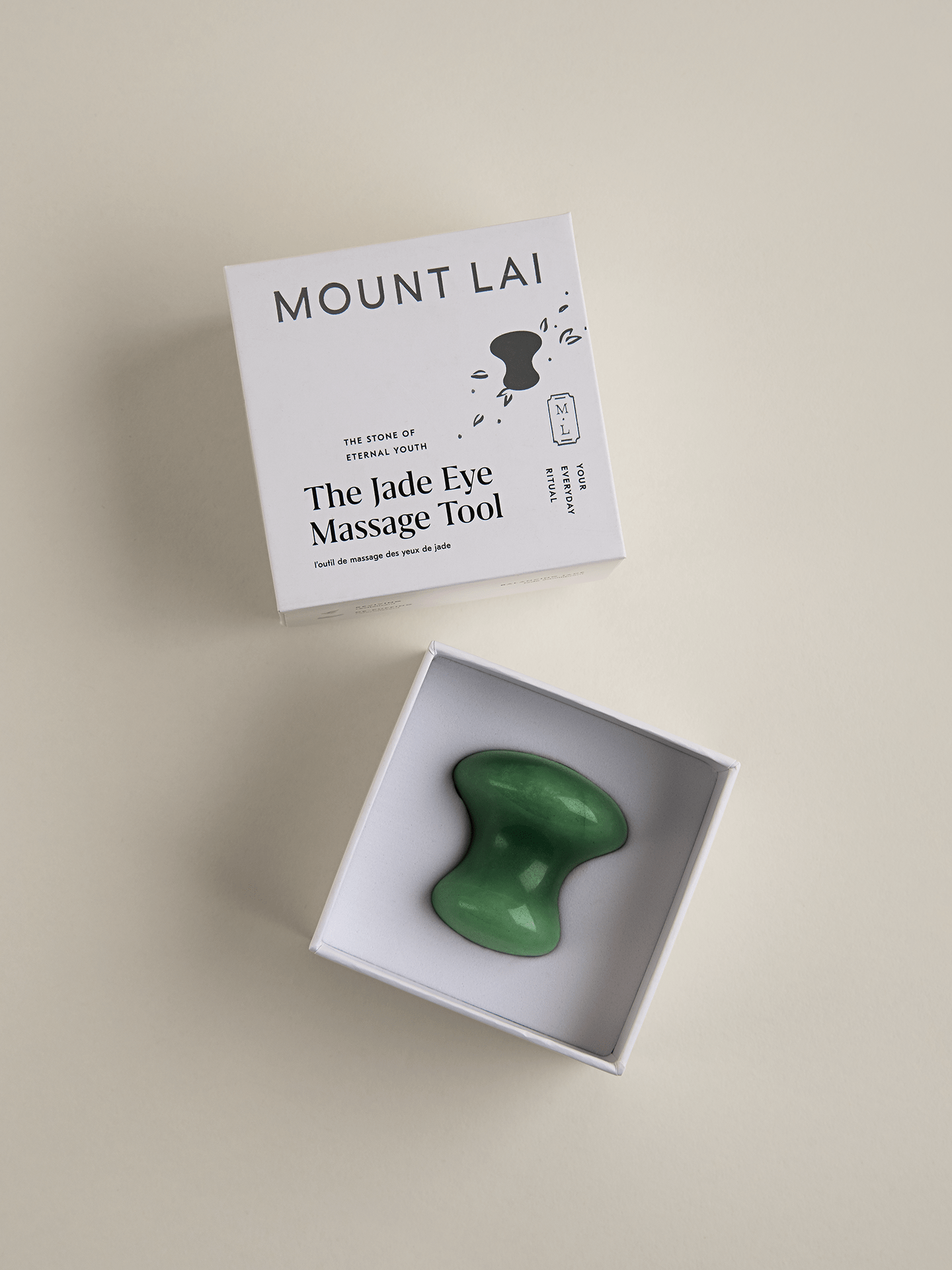 Jade De-Puffing Eye Massage Tool In Box