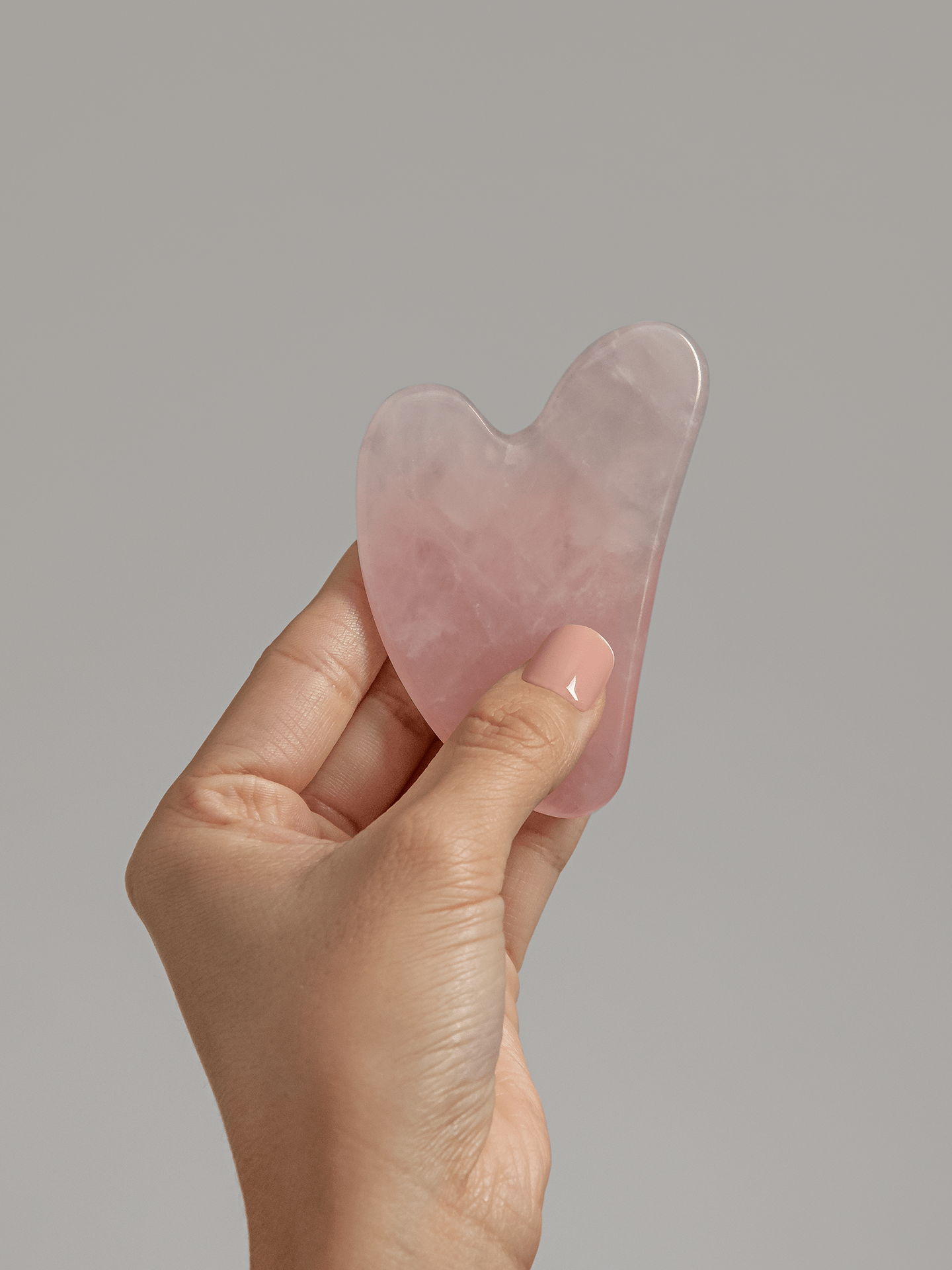 The Rose Quartz Gua Sha Facial Lifting Tool